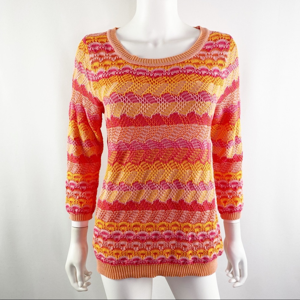 Anthropologie Sparrow Striped Pullover Sweater